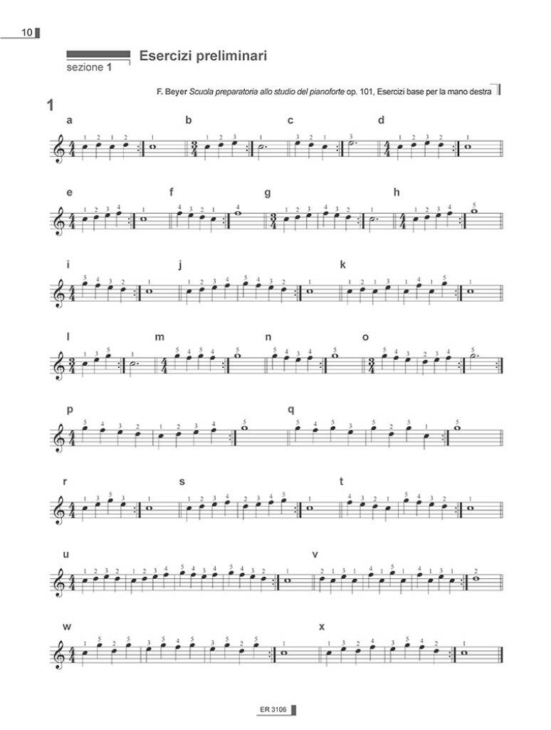 Pratica e lettura pianistica - Volume 1