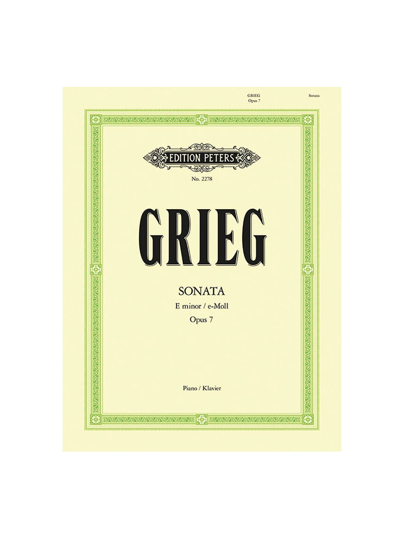 Grieg - Sonata in E minor Op.7