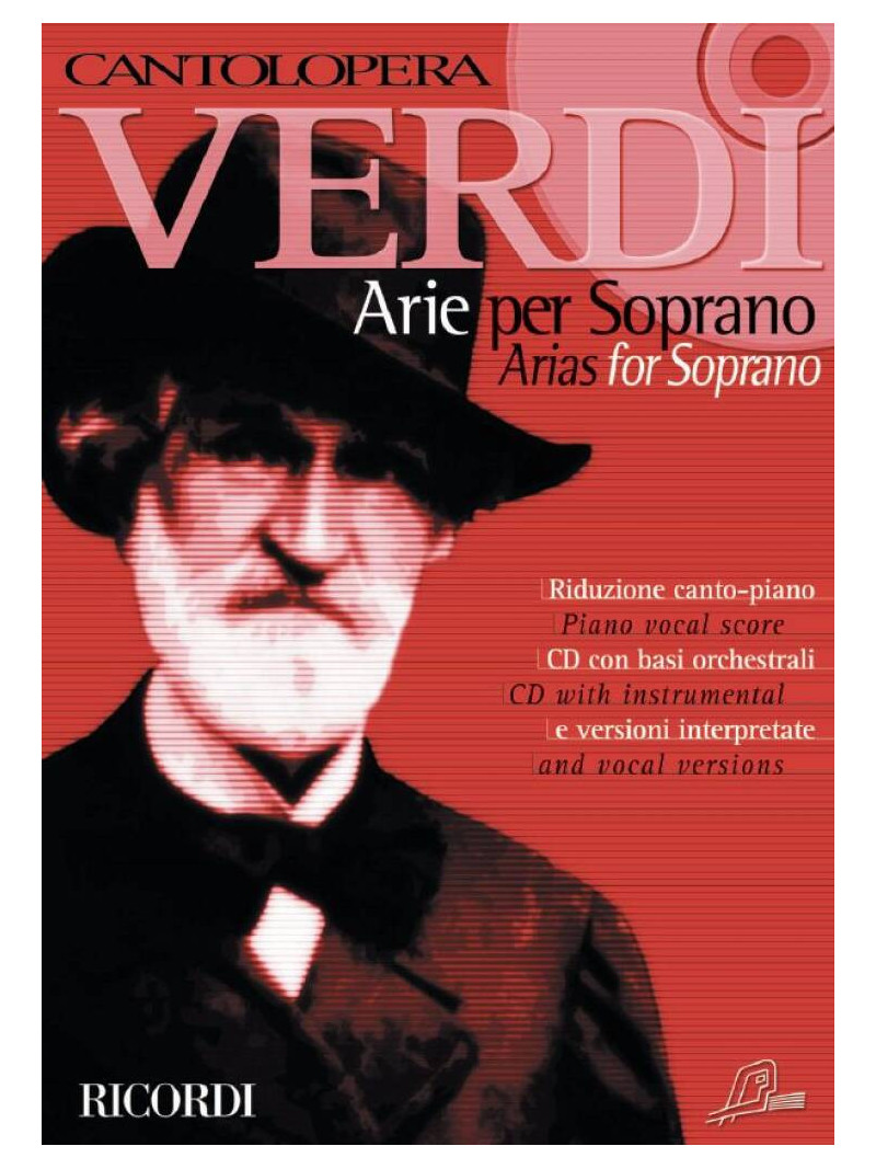 Cantolopera: Verdi Arie Per Soprano 1 (libro & CD)