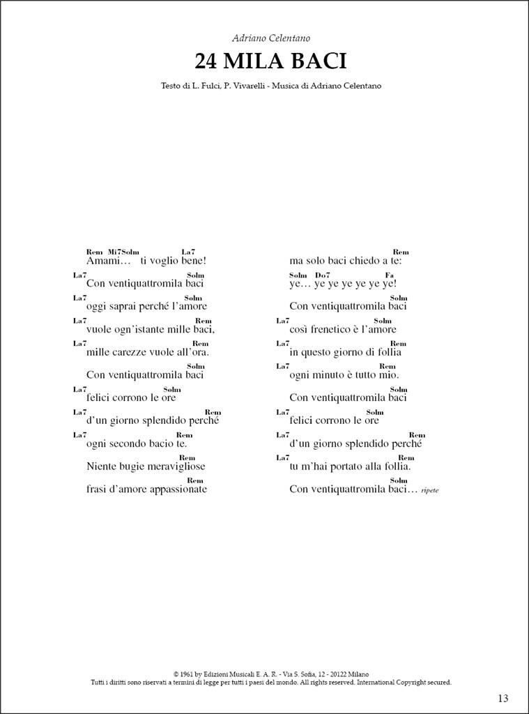 Canzoniere Italiano - 320 canzoni