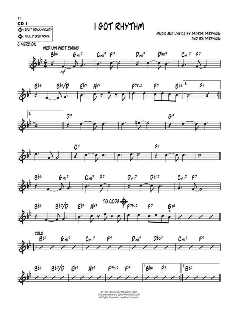 Jazz Play-Along Volume 45: George Gershwin (book/CD)