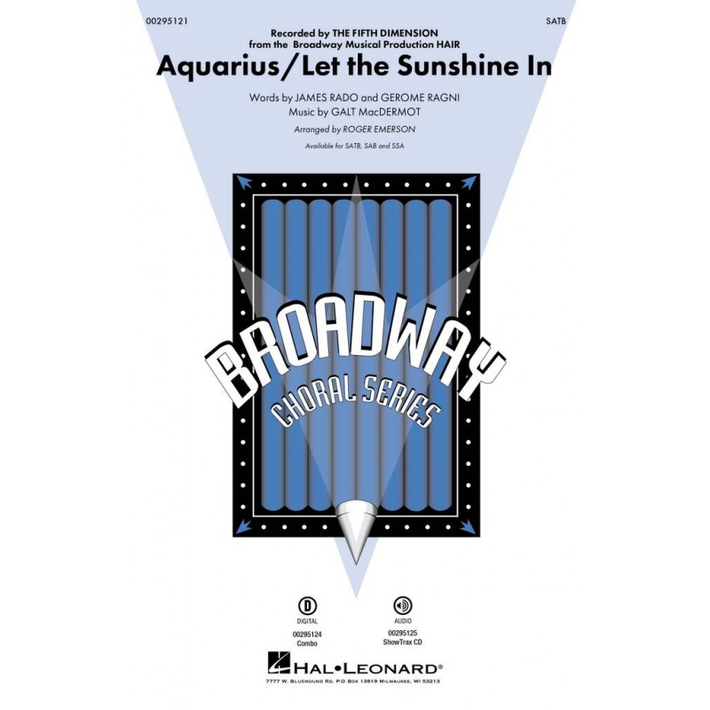 Aquarius/Let the Sunshine In from Hair (Choral SATB)