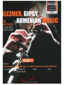 Klezmer, Gipsy and Armenian Music Vol. 1 Flute (With Audio Online)