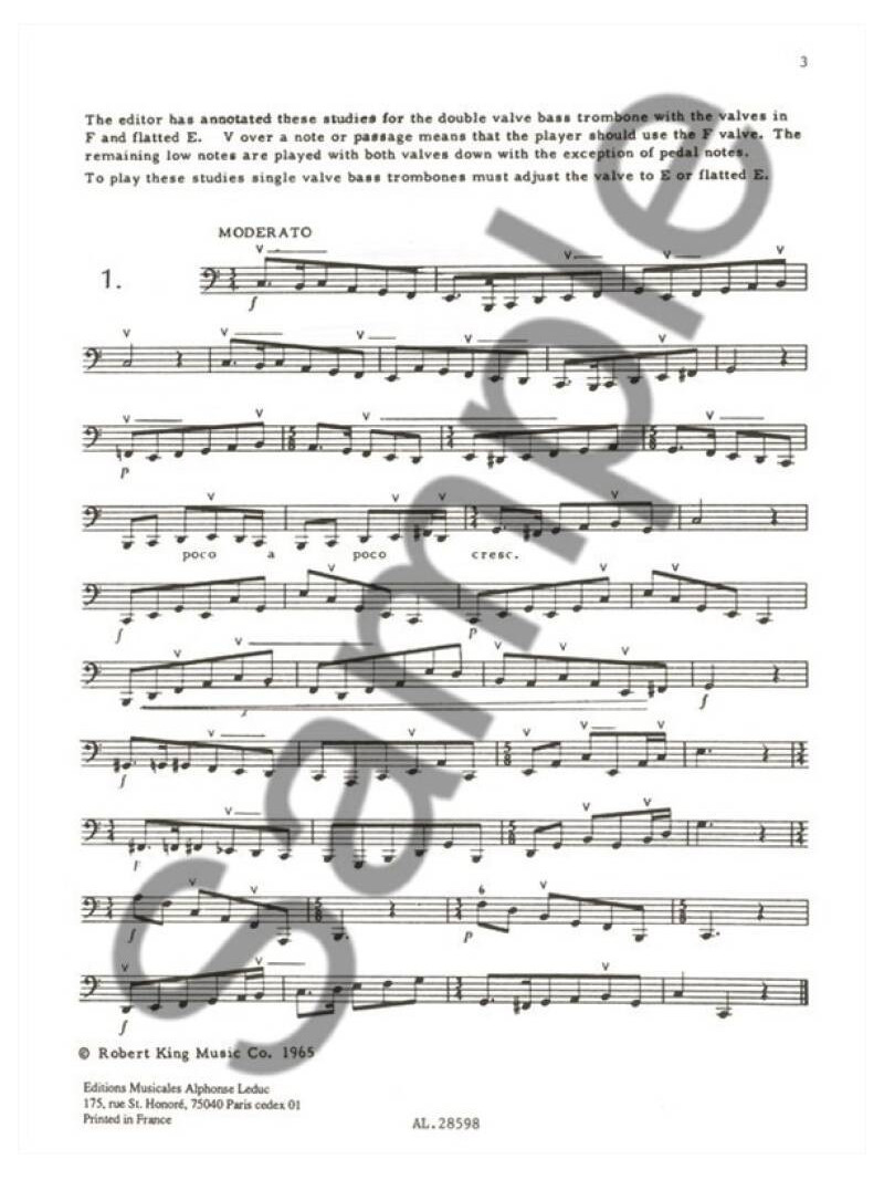 Shifting Meter Studies (Trombone-Bass solo)