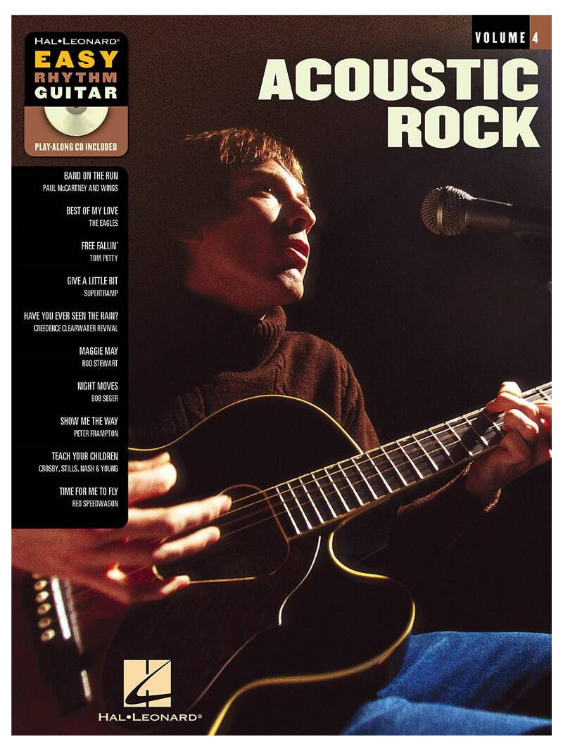 Easy Rhythm Guitar: Acoustic Rock Volume 4 (book/CD)