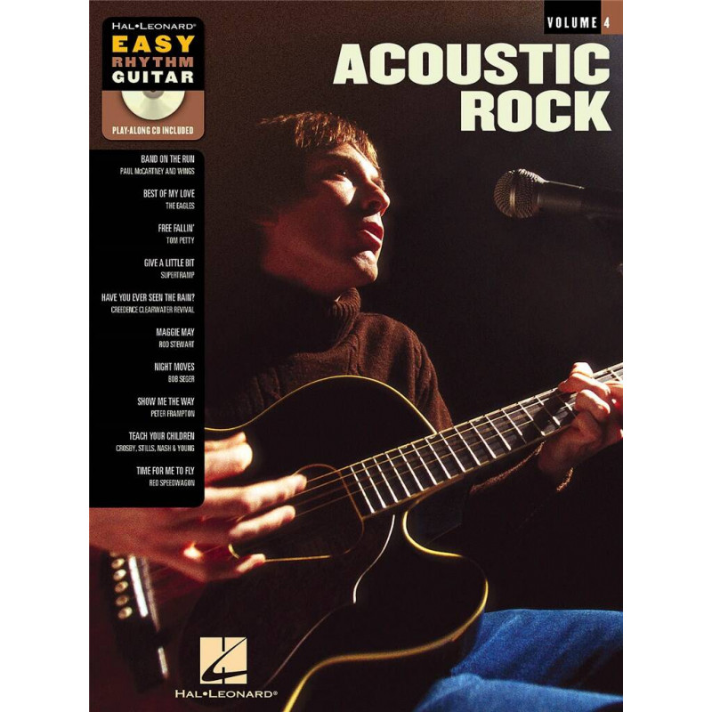 Easy Rhythm Guitar: Acoustic Rock Volume 4 (book/CD)