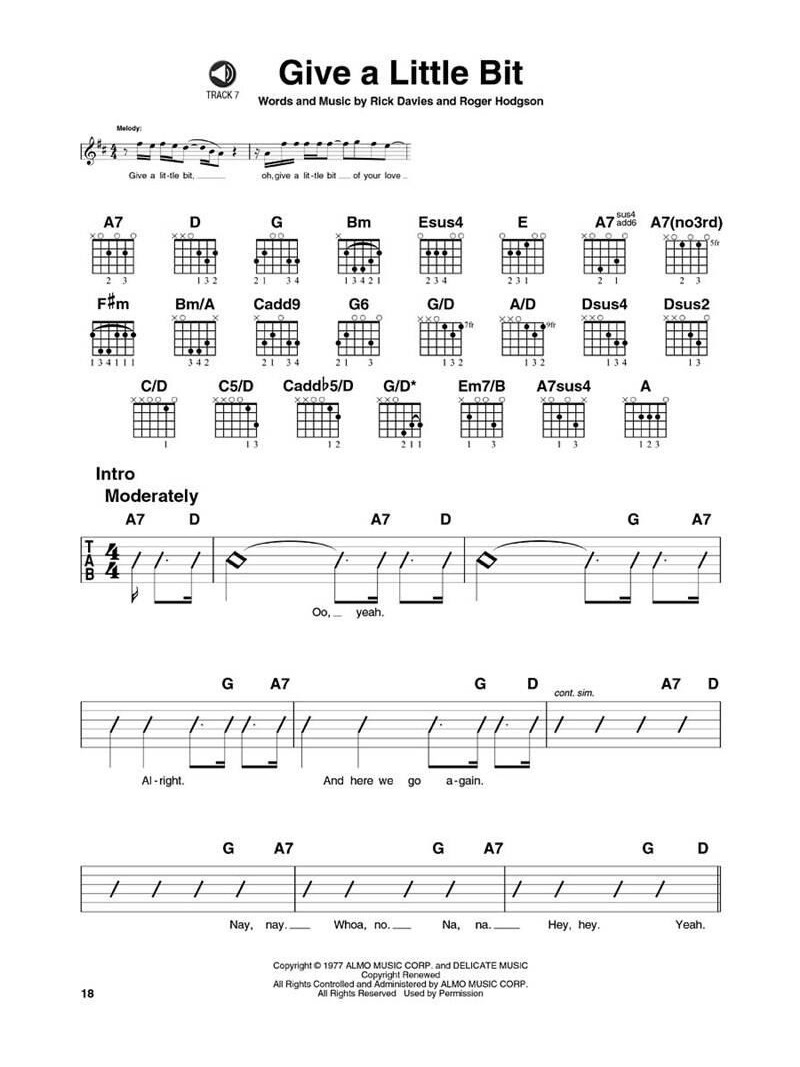 Easy Rhythm Guitar: Acoustic Rock Volume 4 (book/CD)