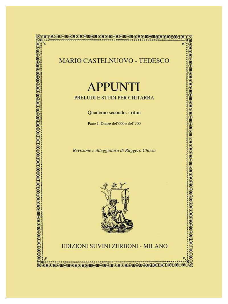 Appunti. I ritmi. Preludi e studi per chitarra