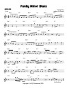 The Blues Play-A-Long for Tenor Sax - Intermediate Series (book/download audio MP3)