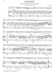 Beethoven - Sonate F major op. 24 (Spring) for Violin and Piano