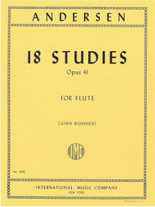 Andersen - 18 Studies Op. 41 For Flute
