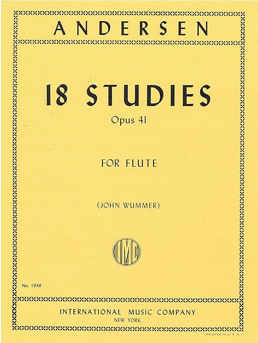 Andersen - 18 Studies Op. 41 For Flute