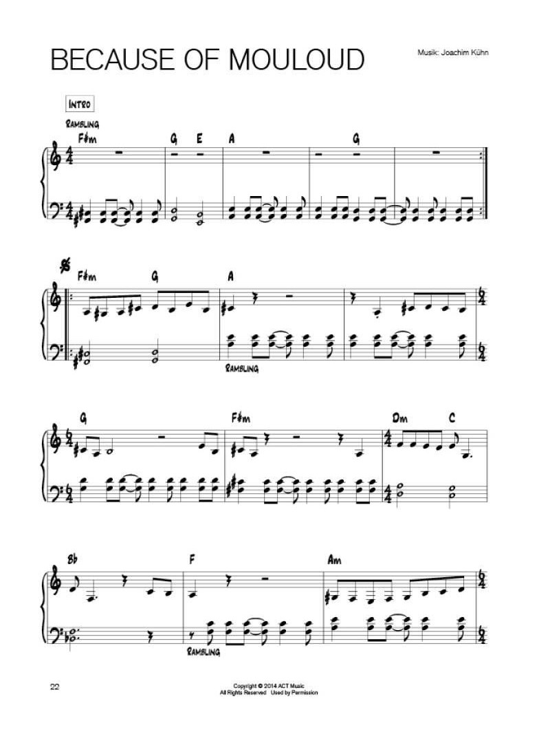 Joachim Kühn Songbook