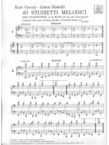40 Studietti melodici (Piano a 4 mani)