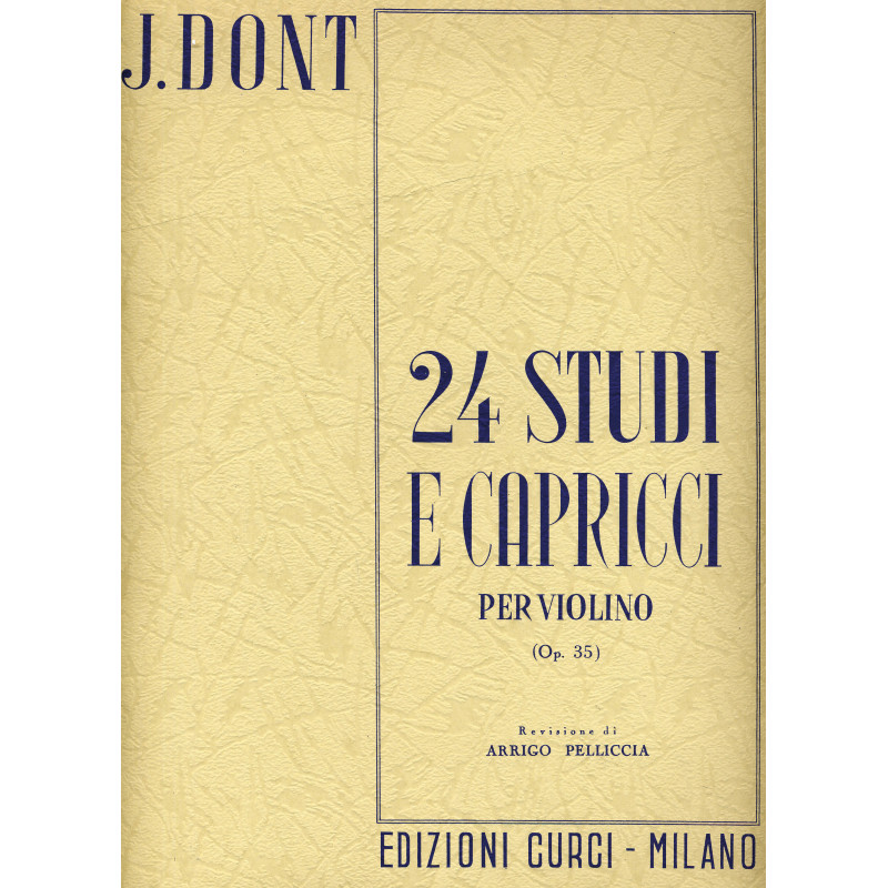 Dont - 24 Studi e Capricci op. 35 (Violino)