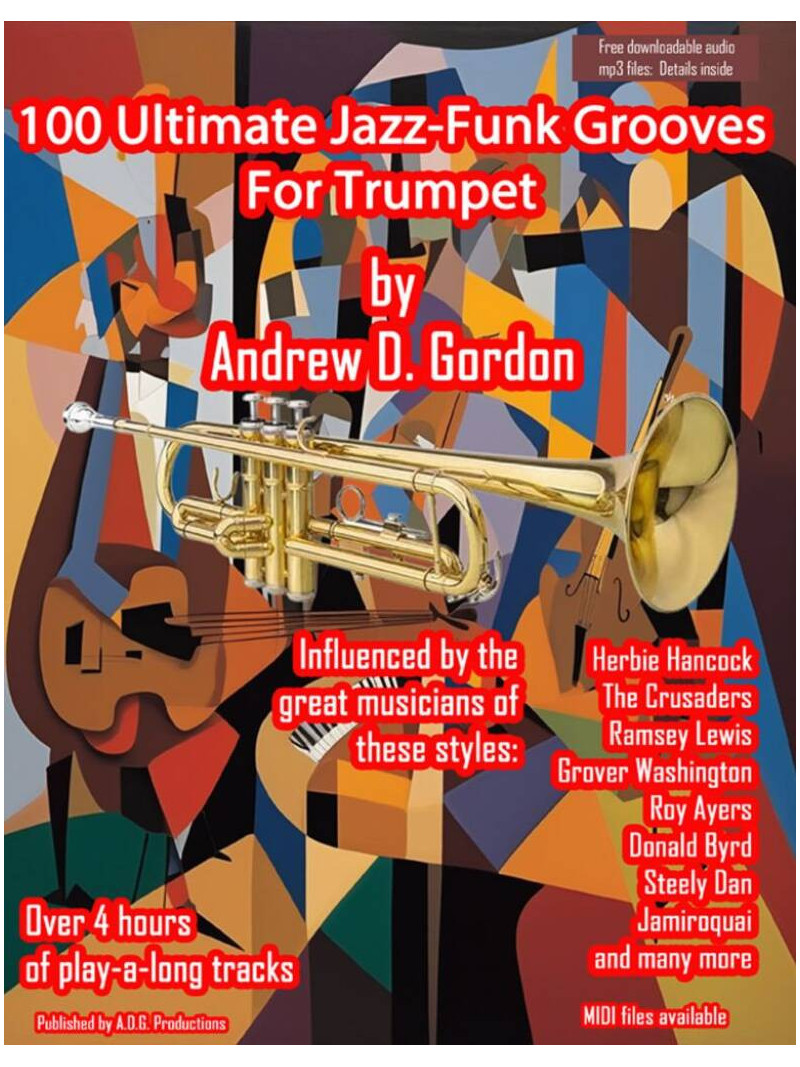 100 Ultimate Jazz-Funk Grooves For Trumpet (book/mp3 files)