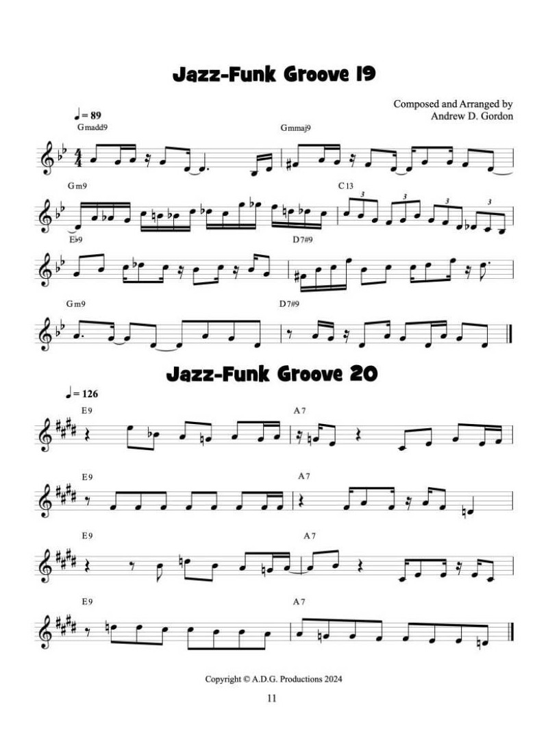 100 Ultimate Jazz-Funk Grooves For Trumpet (book/mp3 files)
