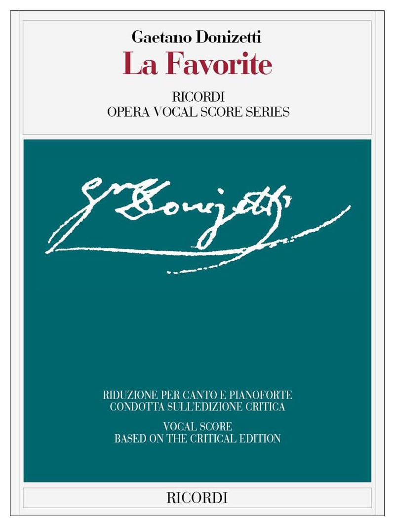 La Favorite (Vocal and Piano Reduction)