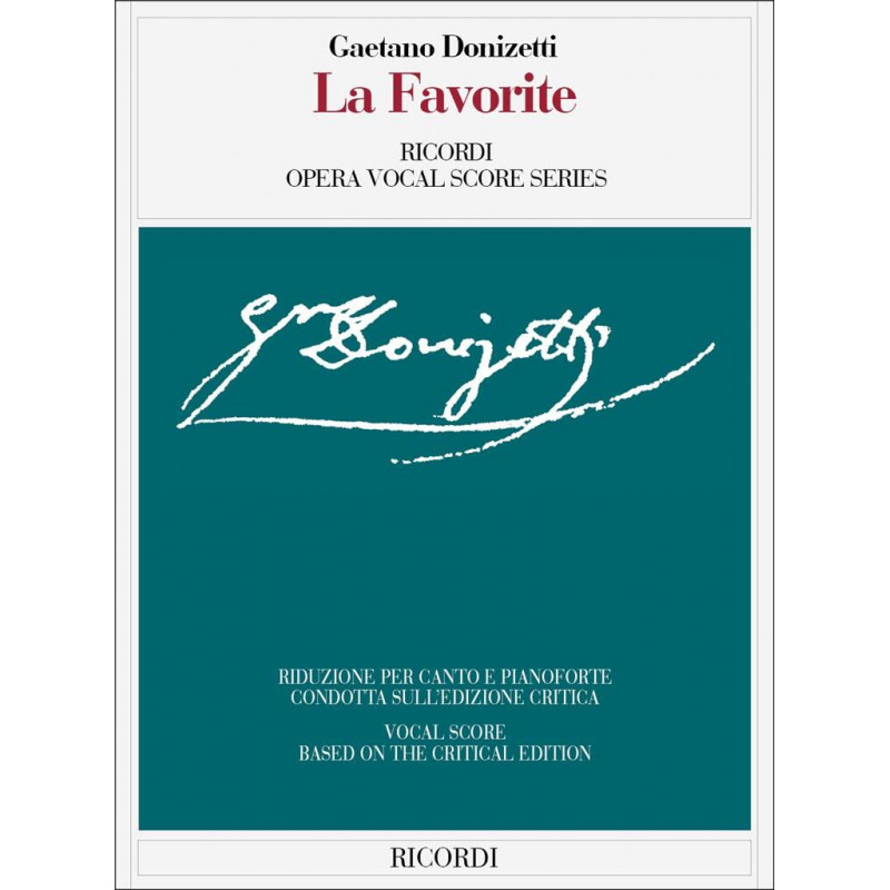 La Favorite (Vocal and Piano Reduction)