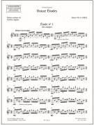 Douze Etudes pour Guitar