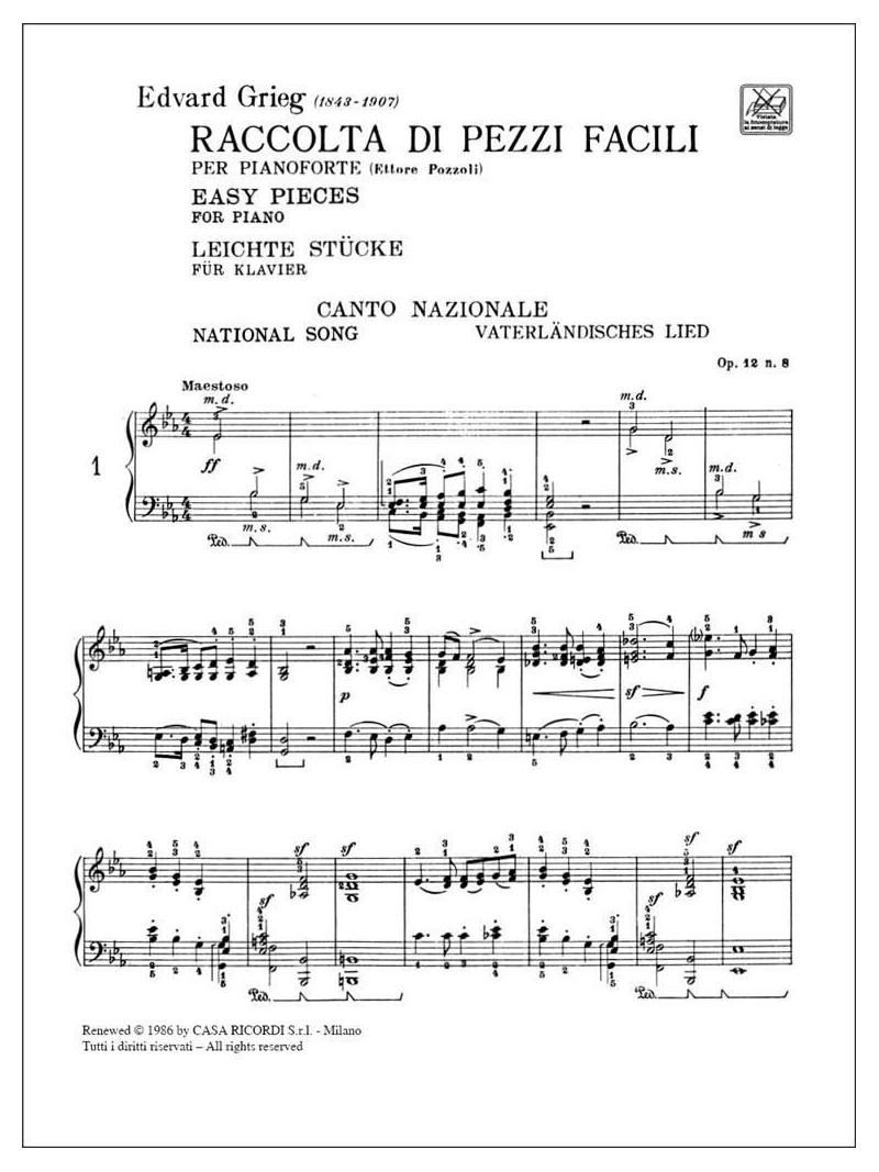 Il mio primo Grieg