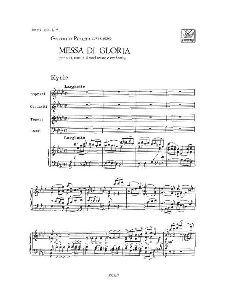 Giacomo Puccini - Messa di Gloria