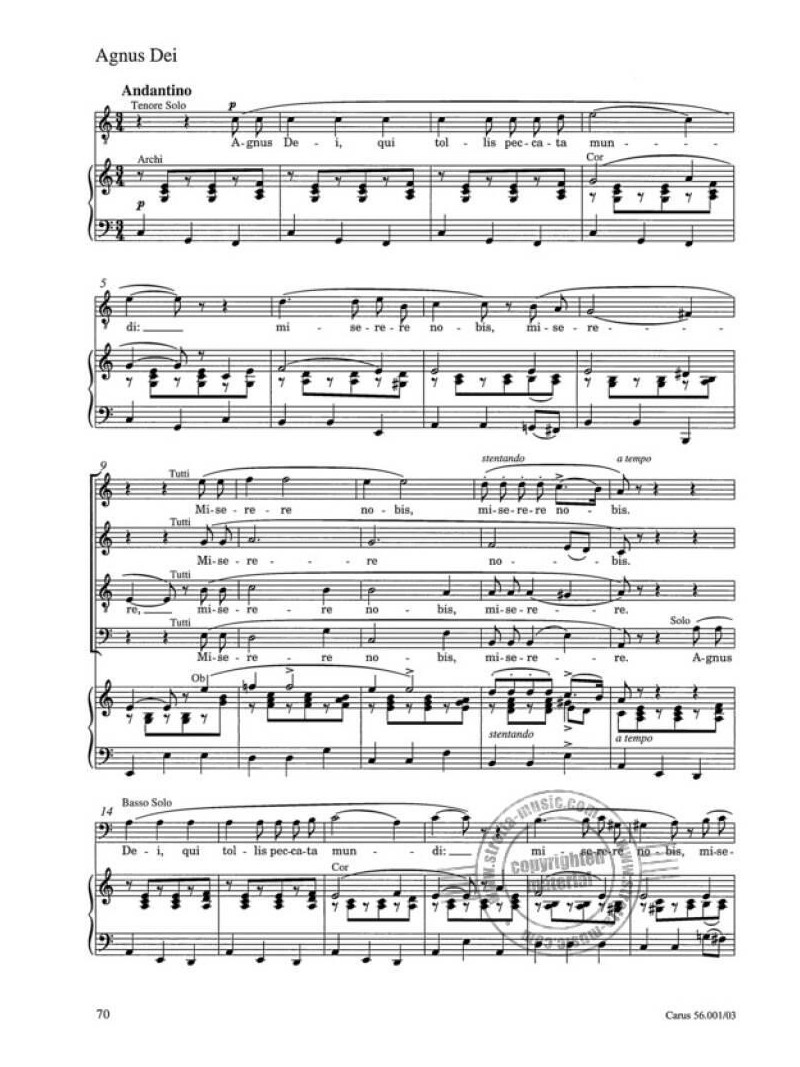 Giacomo Puccini - Messa a 4 voci con orchestra