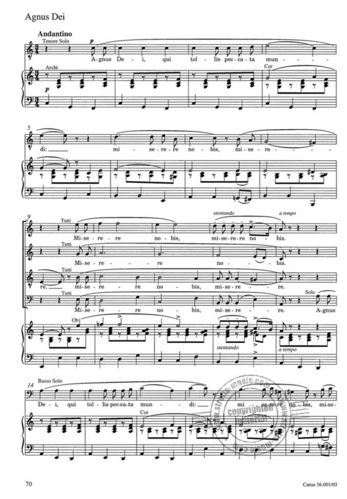 Giacomo Puccini - Messa a 4 voci con orchestra