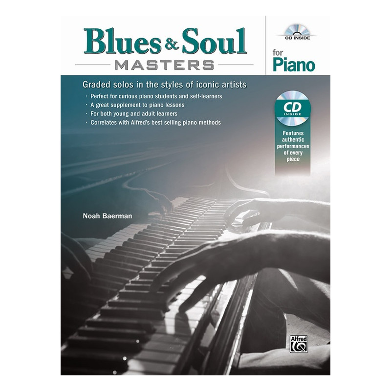 Blues & Soul Masters for Piano (book/CD)