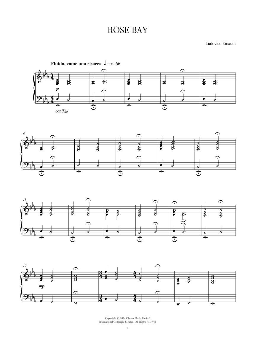 Ludovico Einaudi: The Summer Portraits for Piano