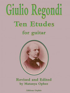 Giulio Regondi. Ten Etudes for Guitar