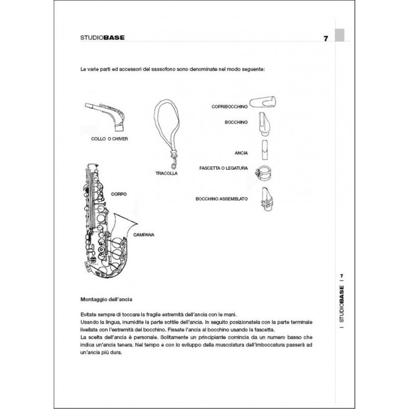 tecnica sassofono, metodo sassofono