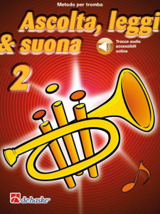 Ascolta, leggi & suona: metodo per tromba 2 (libro/Audio Online)