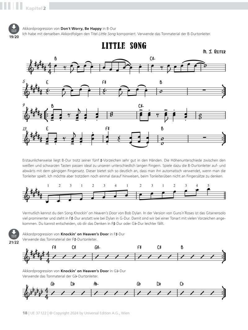 Jazz Ahead 2 –Improvisation & Voicings Jazz & Pop (book & Audio online)