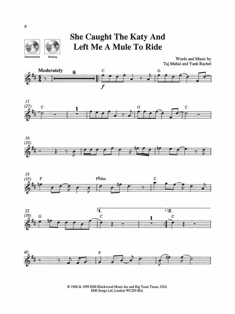 Blues Brothers - Take the Lead for Trumpet (book/CD play-along)