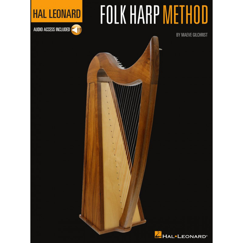Hal Leonard Folk Harp Method (book & Audio Online)