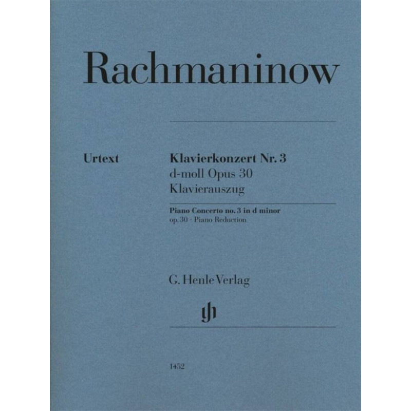Sergei Rachmaninow Piano Concerto no. 3 d minor op. 30,