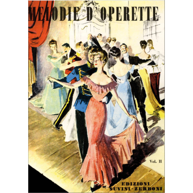 melodie d'operette, brani per canto e piano,
