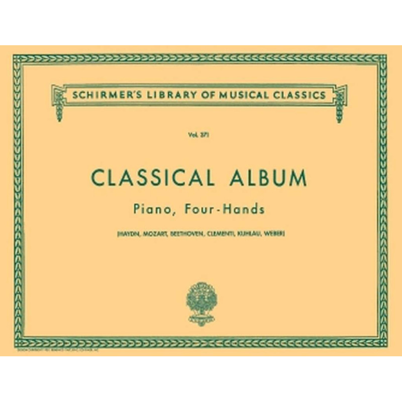 Classical Album 12 original pieces, piano a quattro mani,