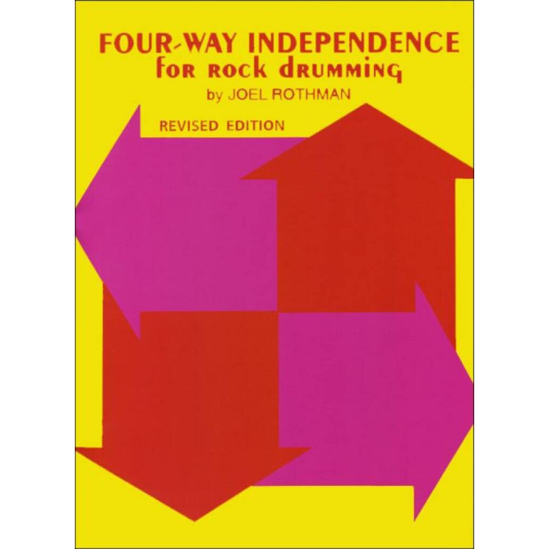 Joel Rothman Four-Way Independence Rock Drumming,