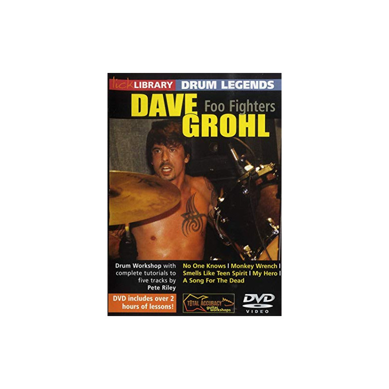 Dave Grohl DVD, Lick Library batteria,