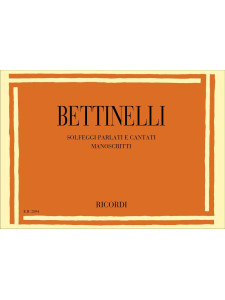 Solfeggi parlati e cantati manoscritti