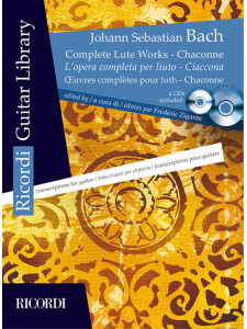 Complete Lute Works BWV 995 - 1001 With Chaconne for Guitar (libro & Audio online)