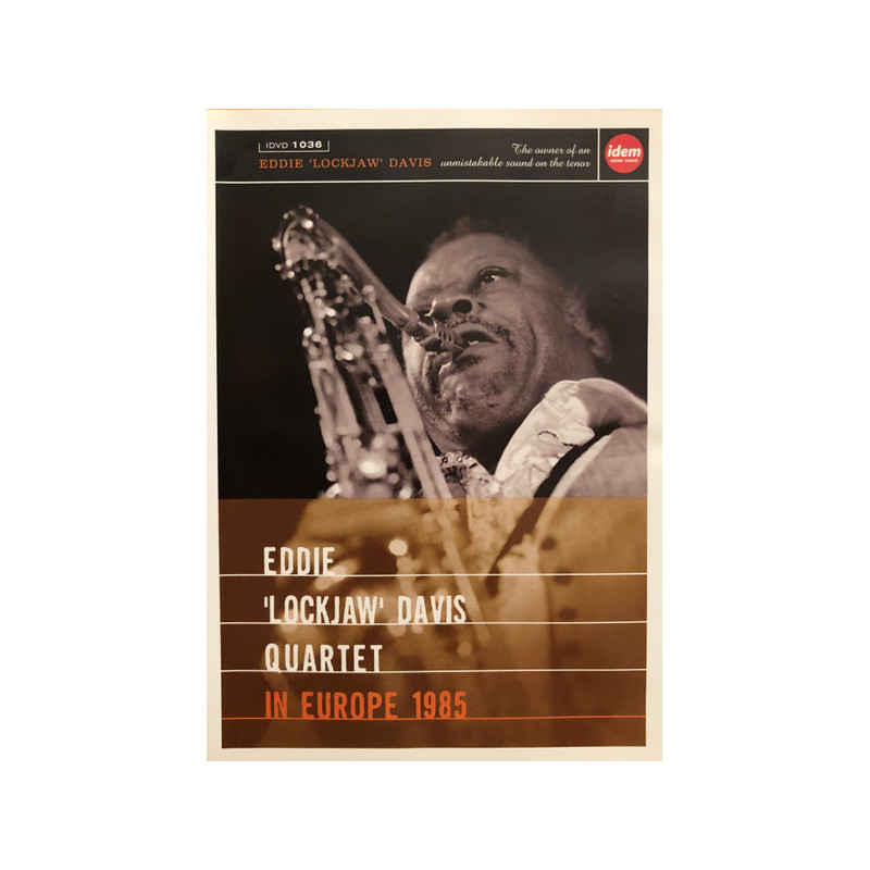 Eddie Lockjaw Davis Quartet In Europe 1985 DVD,