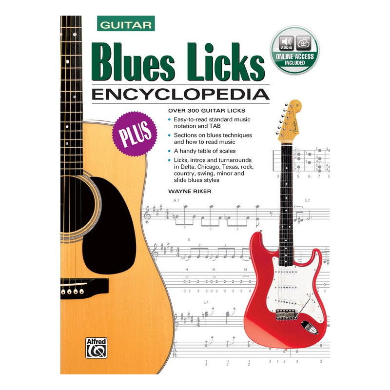 Guitar Blues Licks Encyclopedia (book & Audio Online)