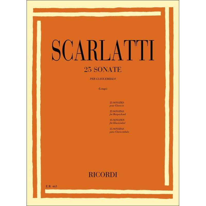 Scarlatti 25 Sonate Per Clavicembalo,