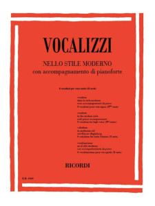 Vocalizzi nello stile moderno (per Voce Acuta) 2a Serie