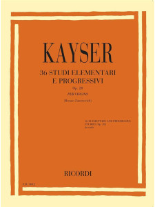 36 Studi elementari e progressivi Op.20 (violino)