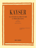 Kayser Studi elementari e progressivi violino, studi per violino,
