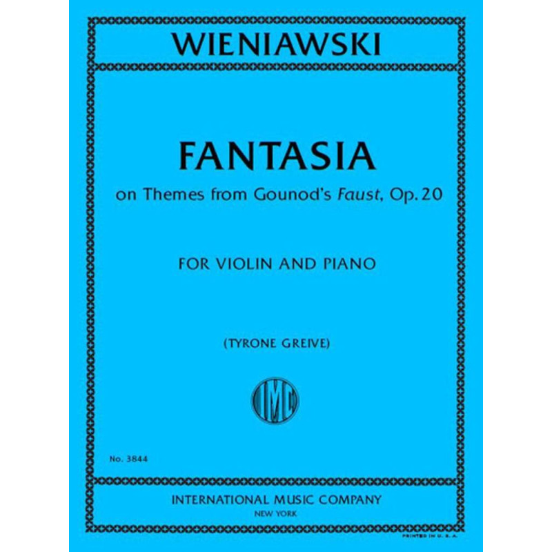 Wieniawski Fantasia Violin and Piano www.birdlandjazz.it,